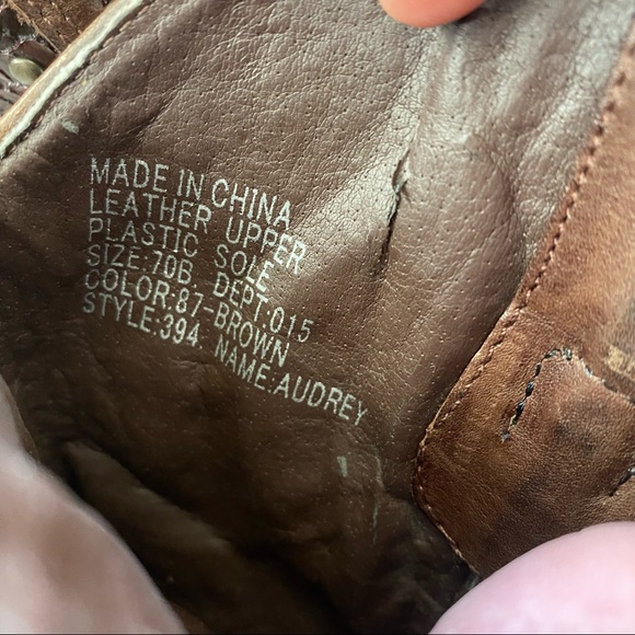 Bakers | Audrey Leather Brown Western Boots - Picture 8 of 11